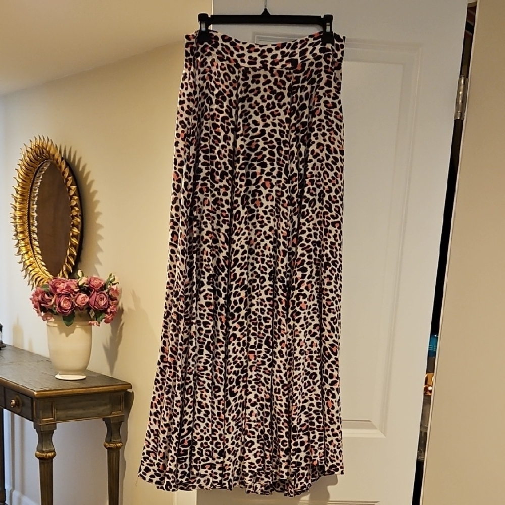 Zadig & Voltaire Joyo Animal Print Maxi Skirt